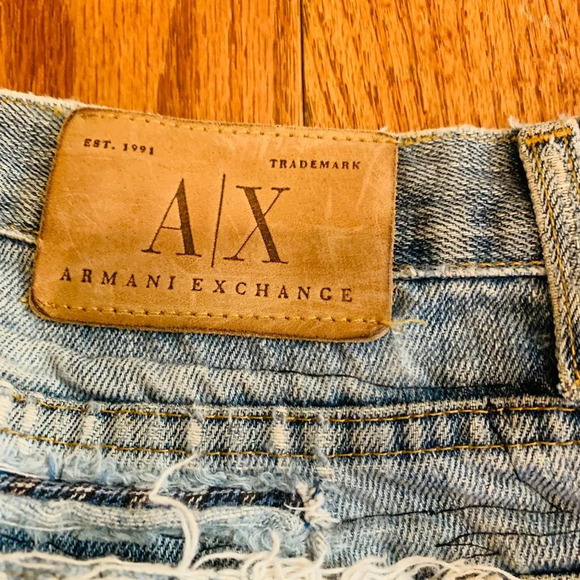 Vintage Distressed Armani Exchange Bootcut Jeans 29 X 30 - Picture 11 of 12